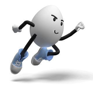 Ei renn super schnell