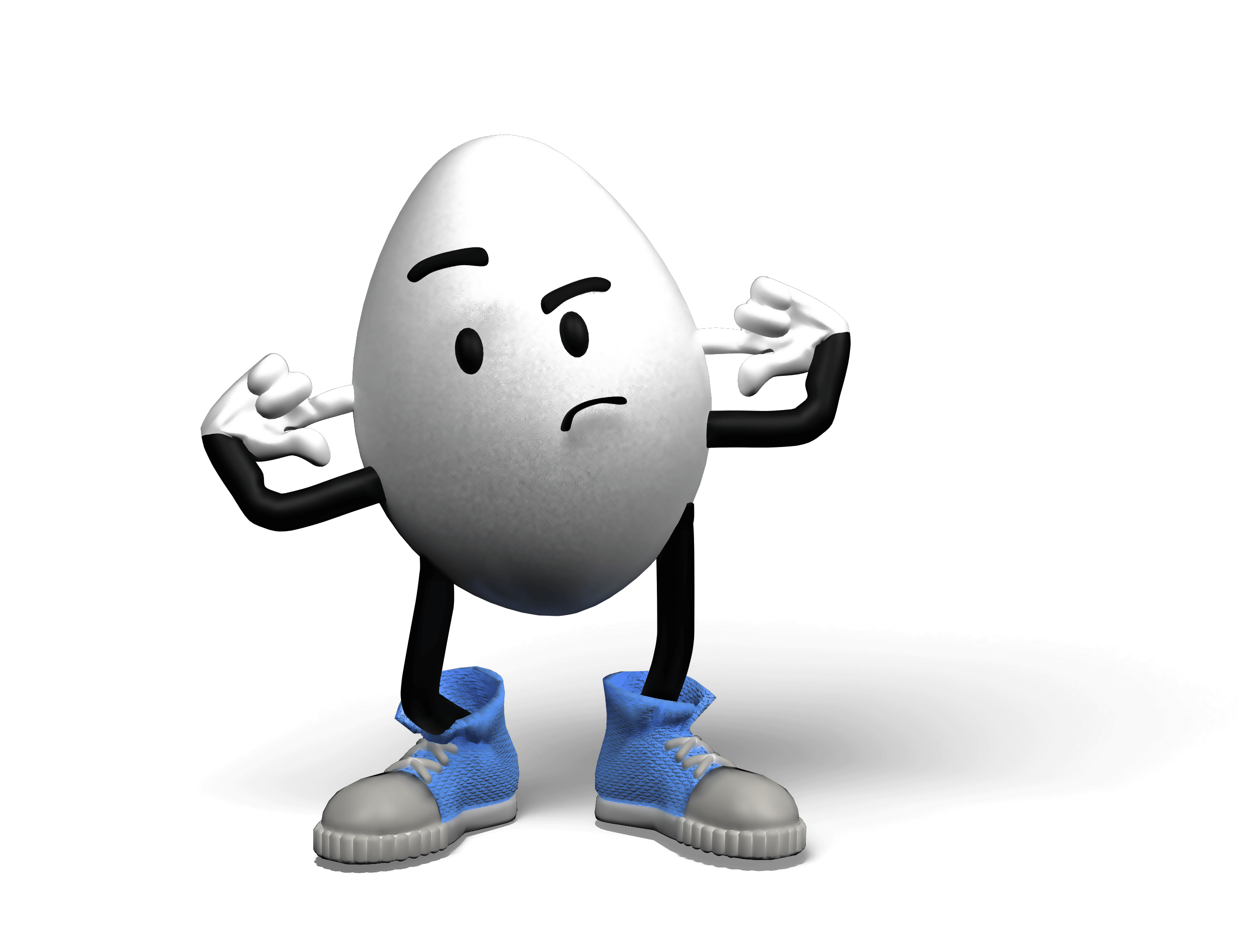 Ei hält sich Ohren zu