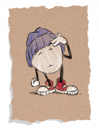 Ei fasst sich an den Kopf